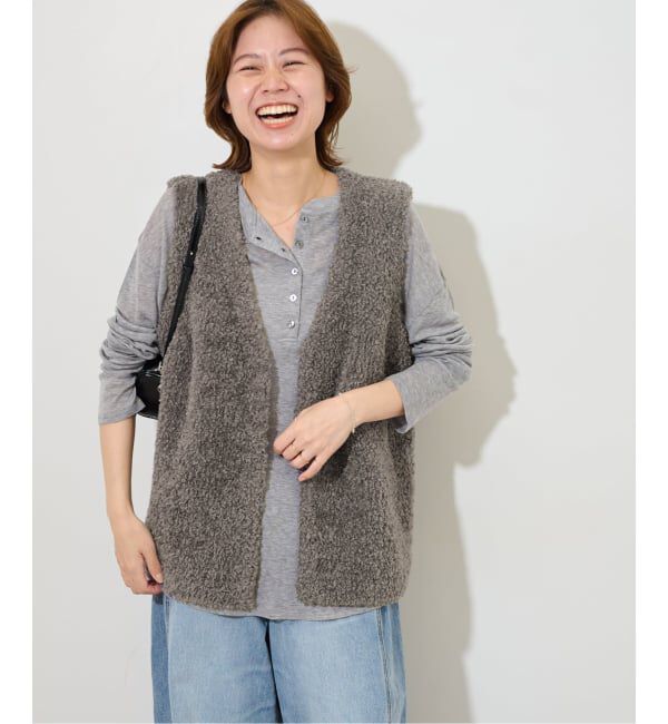 JOURNAL STANDARD relume「ボアニットベスト」|ベスト・ジレ|