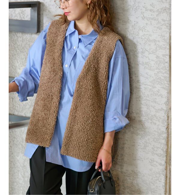 JOURNAL STANDARD relume「ボアニットベスト」|ベスト・ジレ|ベージュ