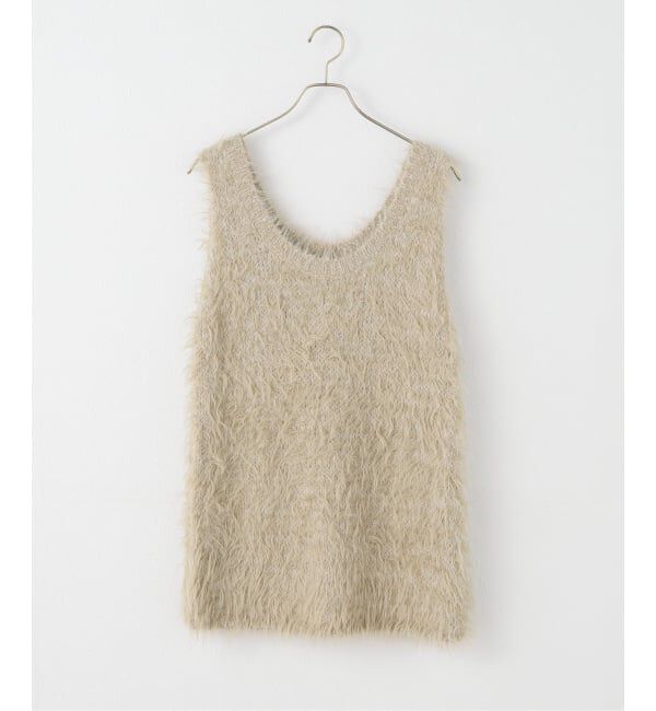 JOURNAL STANDARD relume「フェザーヤーンクルーネックベスト」|ベスト・ジレ|ベージュ