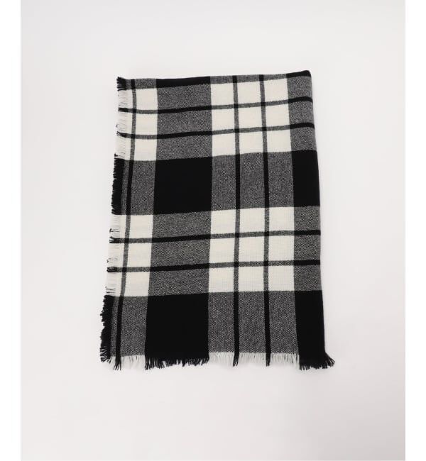 journal standard L'essage「【ASAUCE MELER】ウルトラファインラムミニバスケットタータンストール」|ストール|