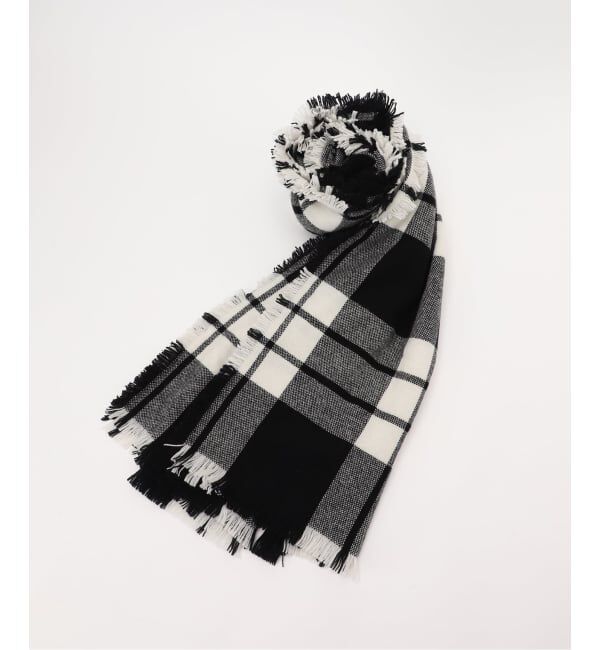 journal standard L'essage「【ASAUCE MELER】ウルトラファインラムミニバスケットタータンストール」|ストール|