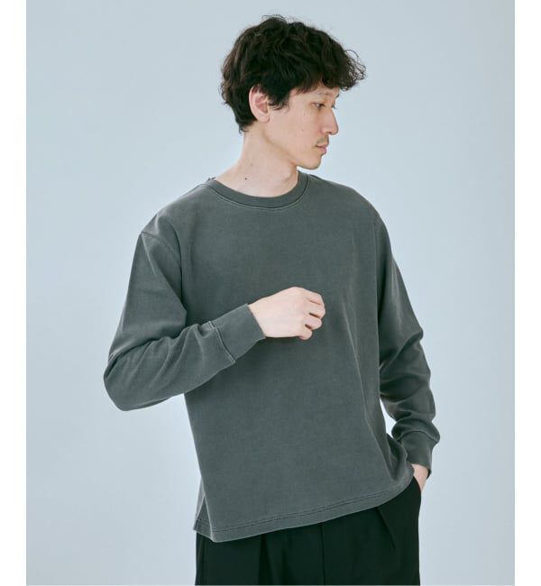 JOURNAL STANDARD「SHELTECH / シェルテック 別注 ウォーム サーマル ピグメント ロンT」|Tシャツ・カットソー|ブラック A