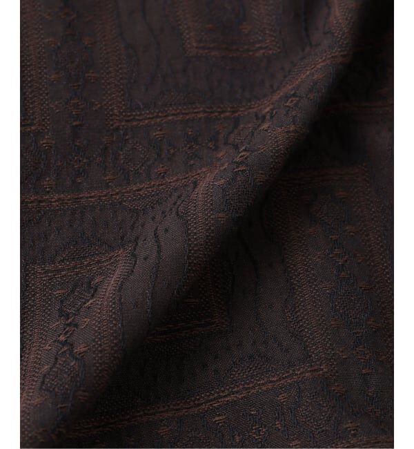 J.S.Homestead「《予約》J.S.Homestead / キリム柄 ジャガード エア クルー パンツ」|スラックス|