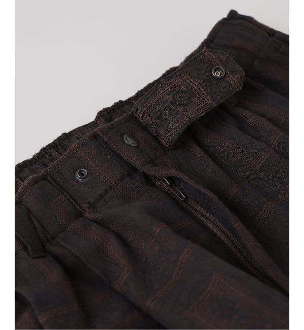 J.S.Homestead「《予約》J.S.Homestead / キリム柄 ジャガード エア クルー パンツ」|スラックス|