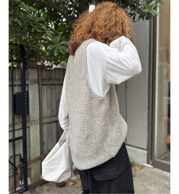 journal standard luxe「ラメMIXメッシュベスト」|ベスト・ジレ|