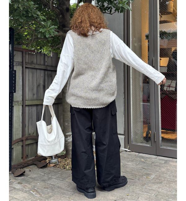 journal standard luxe「ラメMIXメッシュベスト」|ベスト・ジレ|