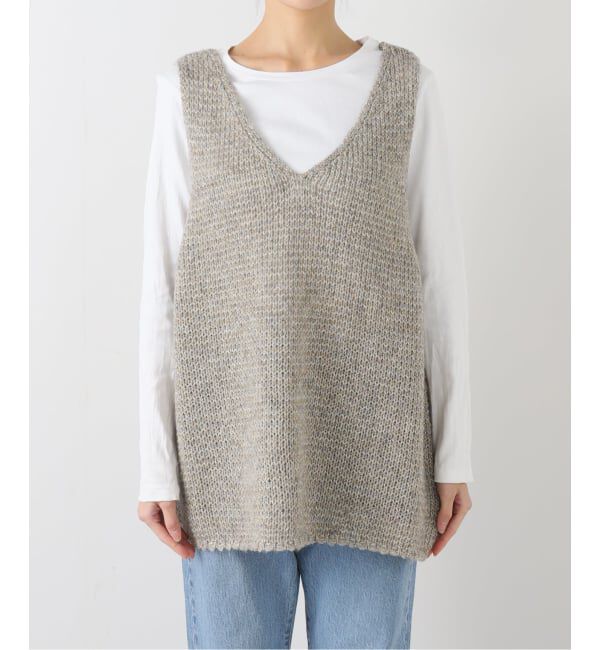 journal standard luxe「ラメMIXメッシュベスト」|ベスト・ジレ|
