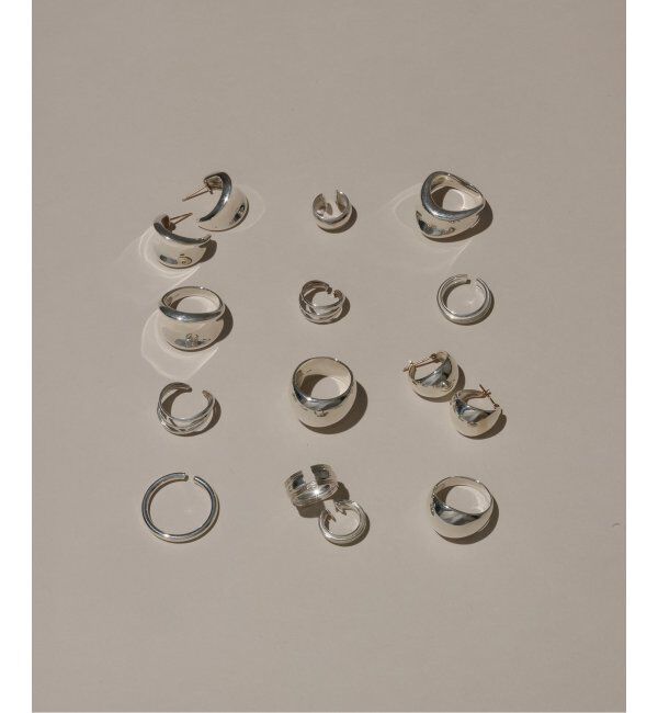 Spick and Span「【SAMH by LILAS】ワイド月甲丸リング SV」|リング|