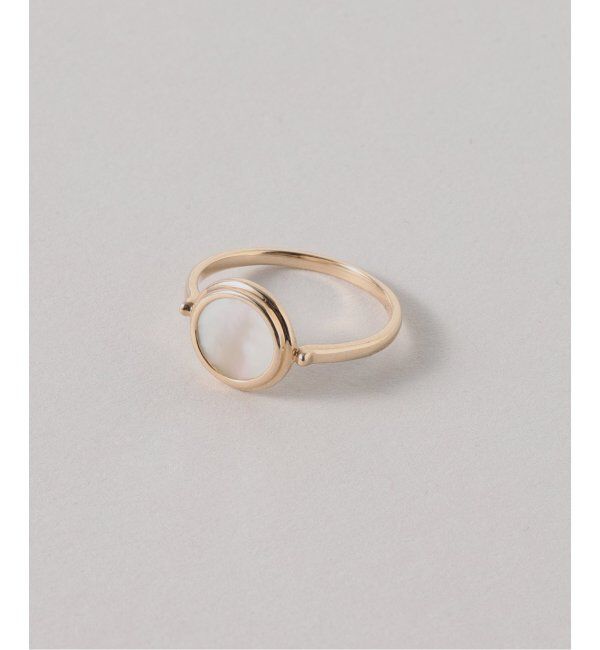 Lilas by Spick&Span「サークルシェルリング K10」|リング|