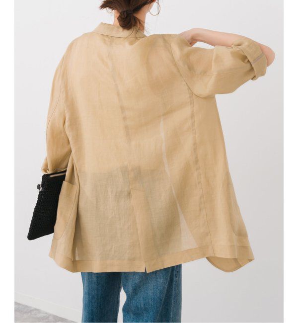 Spick and Span「ラミーミックスシアージャケット」|テーラードジャケット|