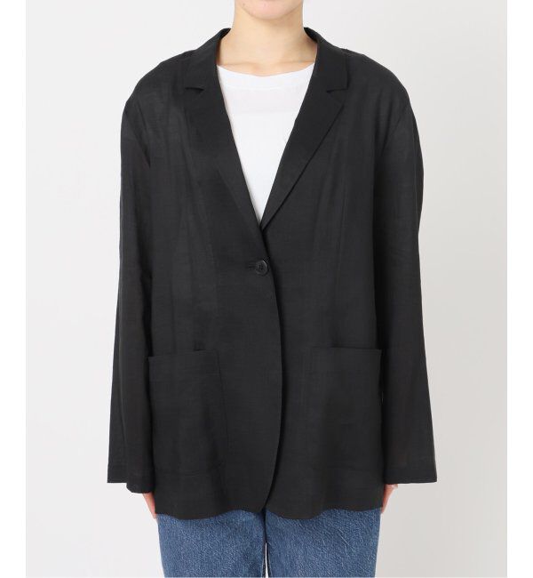 Spick and Span「ラミーミックスシアージャケット」|テーラードジャケット|