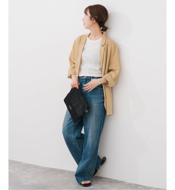 Spick and Span「ラミーミックスシアージャケット」|テーラードジャケット|