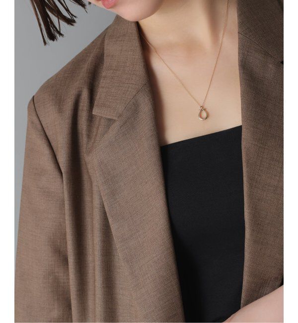 Lilas by Spick&Span「ホースシューネックレス K10」|ネックレス|