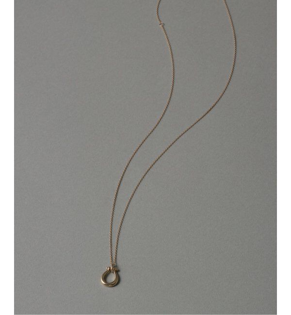 Lilas by Spick&Span「ホースシューネックレス K10」|ネックレス|