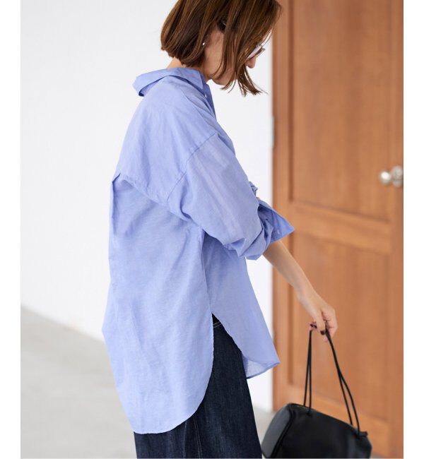 FRAMeWORK「コットンリネンオーバーシャツ」|シャツ・ブラウス|