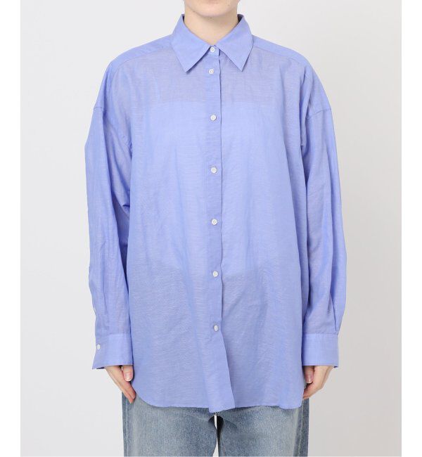 FRAMeWORK「コットンリネンオーバーシャツ」|シャツ・ブラウス|