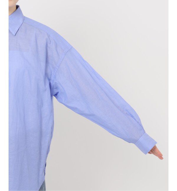 FRAMeWORK「コットンリネンオーバーシャツ」|シャツ・ブラウス|