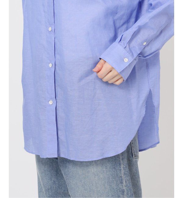 FRAMeWORK「コットンリネンオーバーシャツ」|シャツ・ブラウス|