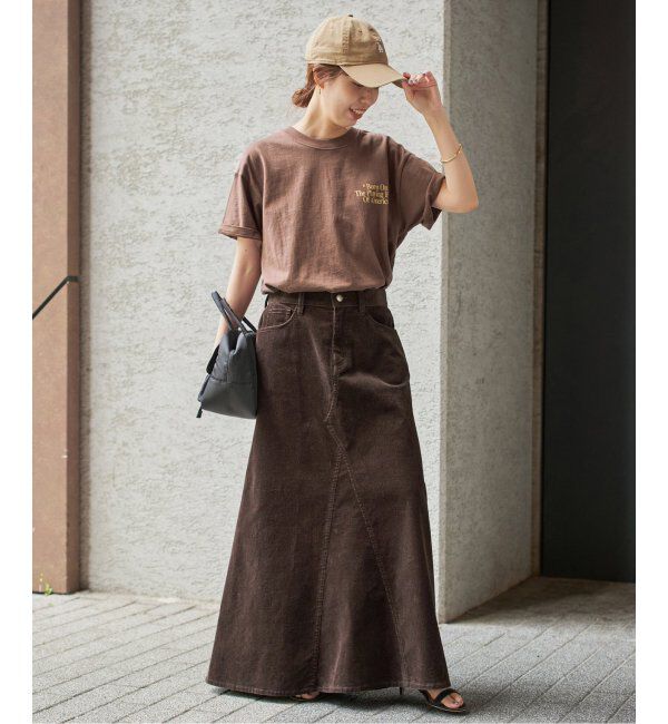 Spick and Span「ストレッチコーデュロイスカート」|スカート|