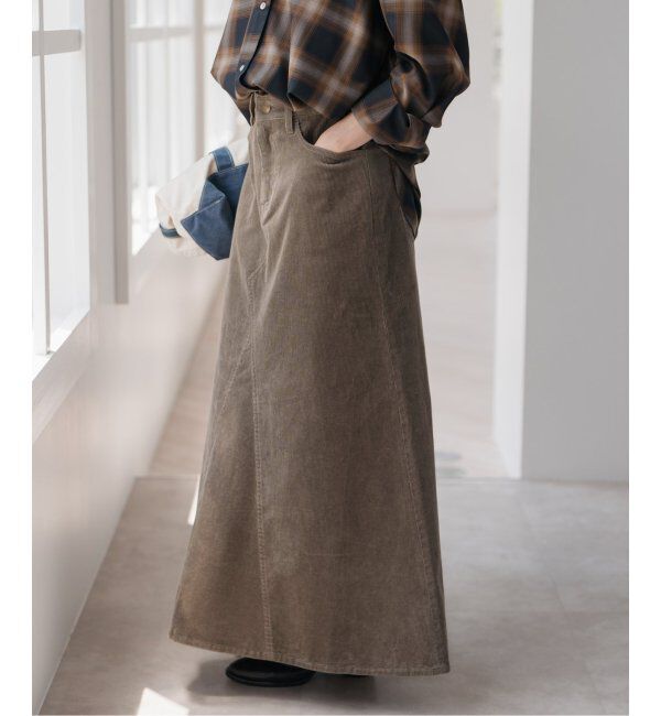 Spick and Span「ストレッチコーデュロイスカート」|スカート|