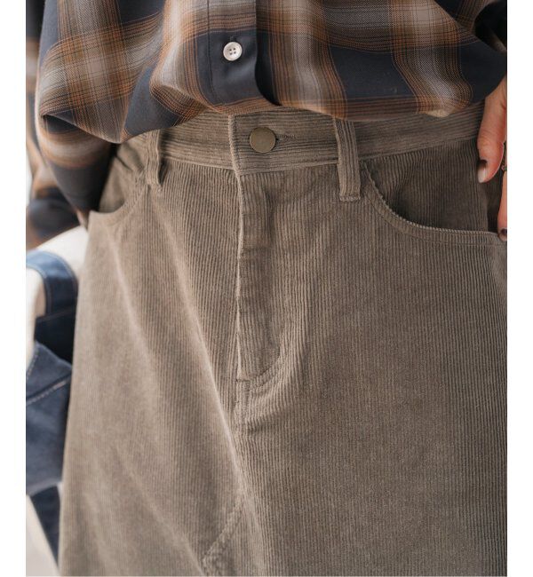 Spick and Span「ストレッチコーデュロイスカート」|スカート|