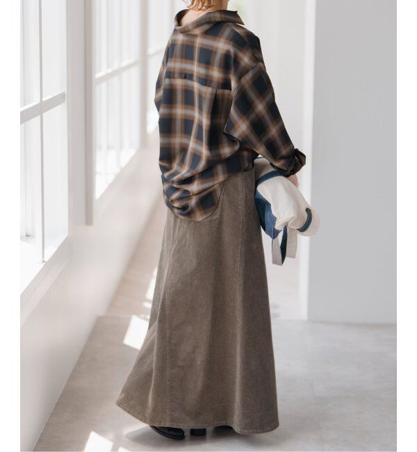 Spick and Span「ストレッチコーデュロイスカート」|スカート|