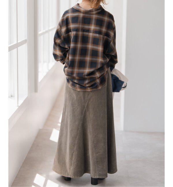 Spick and Span「ストレッチコーデュロイスカート」|スカート|