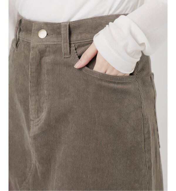 Spick and Span「ストレッチコーデュロイスカート」|スカート|