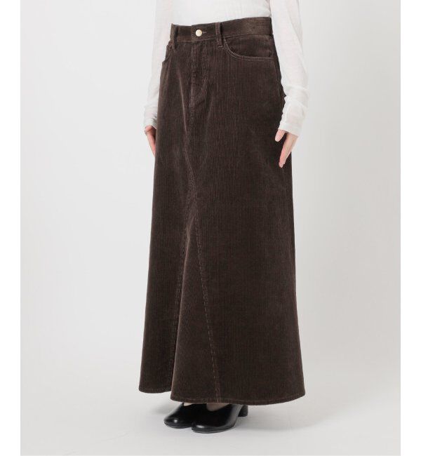 Spick and Span「ストレッチコーデュロイスカート」|スカート|