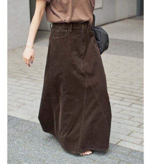 Spick and Span「ストレッチコーデュロイスカート」|スカート|