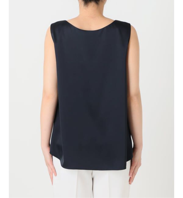 NOBLE「【洗える】ルナサテンレイヤードブラウス」|シャツ・ブラウス|