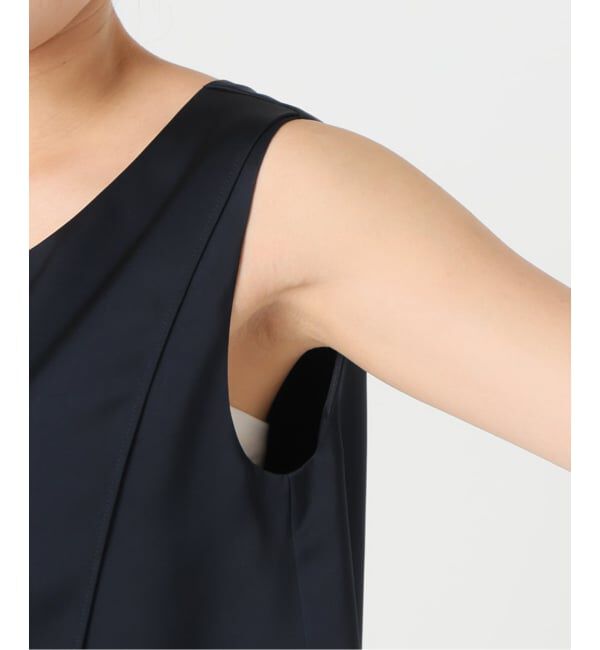 NOBLE「【洗える】ルナサテンレイヤードブラウス」|シャツ・ブラウス|