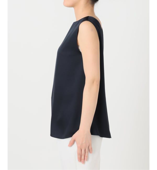 NOBLE「【洗える】ルナサテンレイヤードブラウス」|シャツ・ブラウス|