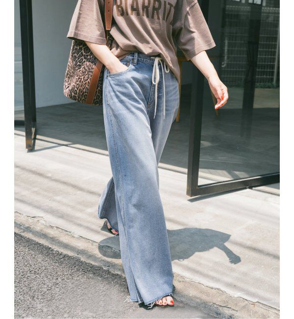 Spick and Span「5 1/2 SOFT DRAWSTRINGDENIM」|デニム|