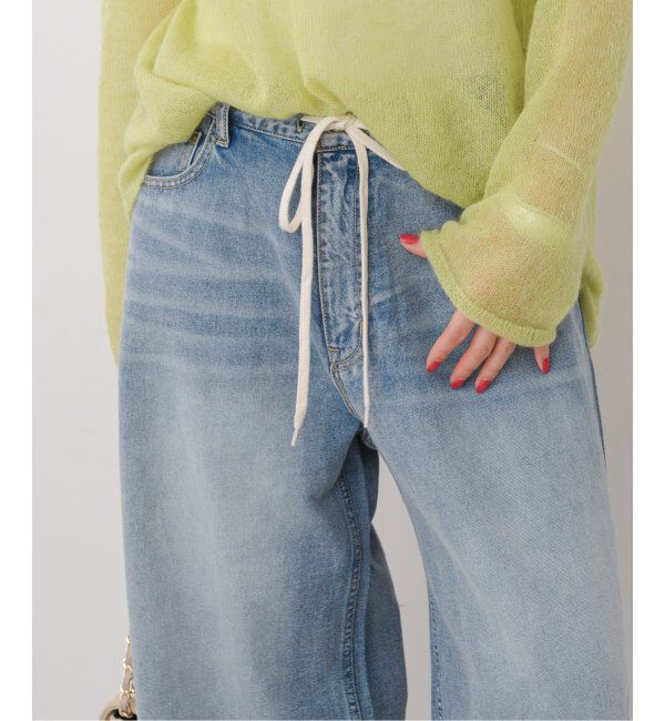 Spick and Span「5 1/2 SOFT DRAWSTRINGDENIM」|デニム|