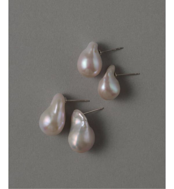 Spick and Span「《WEB限定》【SAMH by LILAS】 オイスターパールピアス SV(両耳)」|ピアス|