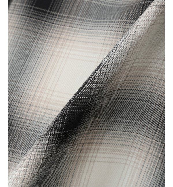 Spick and Span「《追加》メタルボタンTRチェックルーズシャツ」|シャツ・ブラウス|