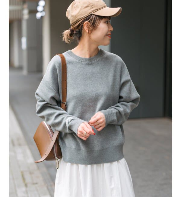 Spick and Span「《WEB限定》2WAYスナップボタンロゴニット」|カーディガン|