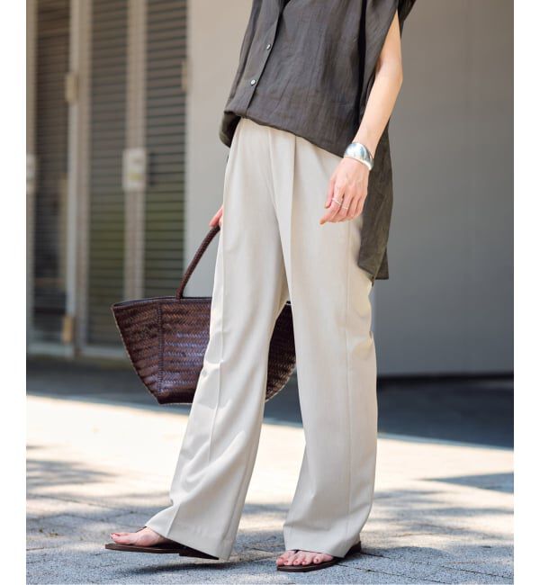 FRAMeWORK「≪追加・洗濯機洗い可能≫ウォッシャブルイージースラックス 3」|スラックス|