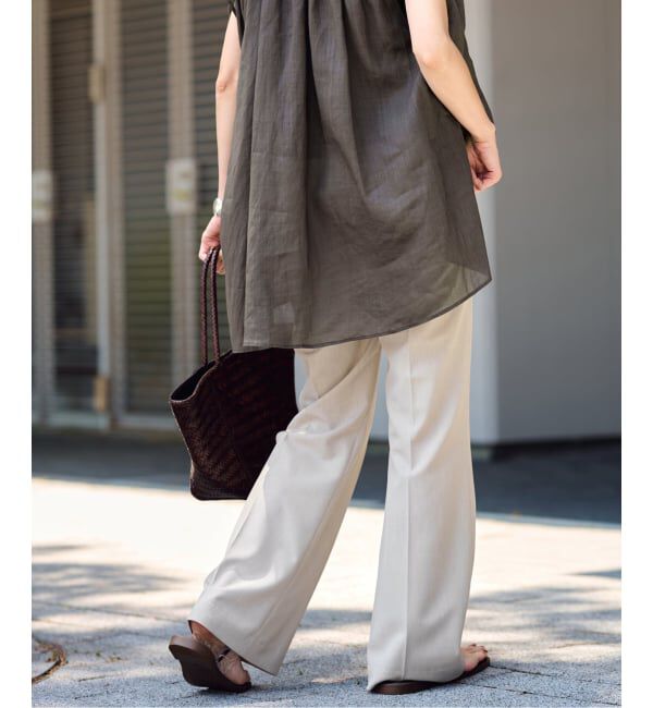 FRAMeWORK「≪追加・洗濯機洗い可能≫ウォッシャブルイージースラックス 3」|スラックス|