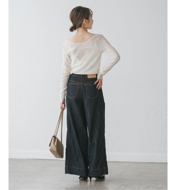 NOBLE「チャームシアーレースプルオーバー」|Tシャツ・カットソー|