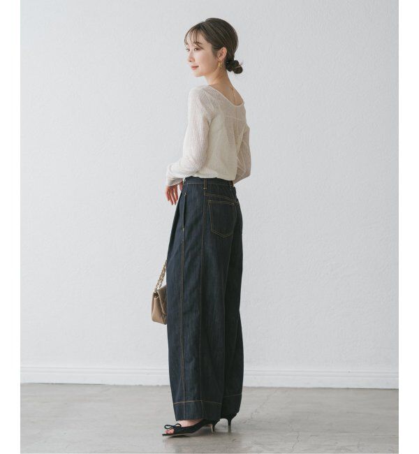 NOBLE「チャームシアーレースプルオーバー」|Tシャツ・カットソー|