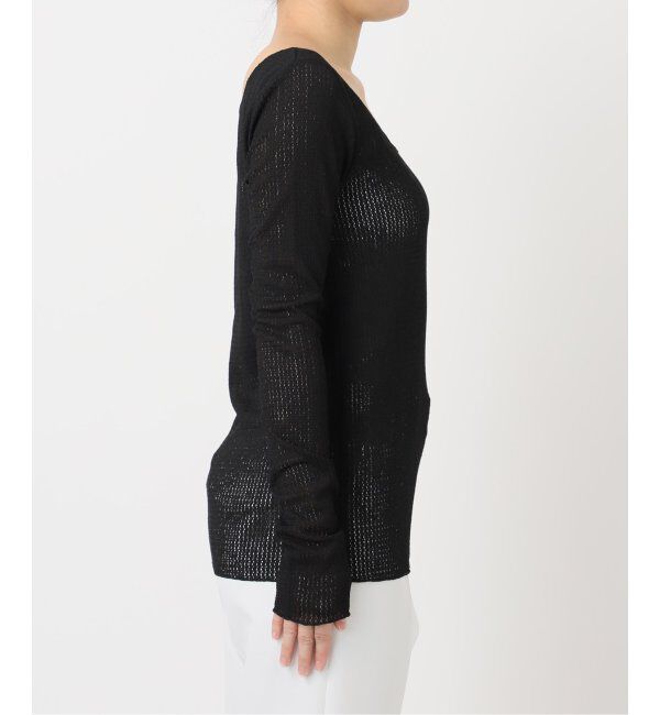 NOBLE「チャームシアーレースプルオーバー」|Tシャツ・カットソー|