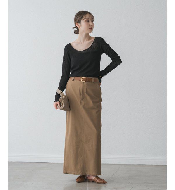 NOBLE「チャームシアーレースプルオーバー」|Tシャツ・カットソー|