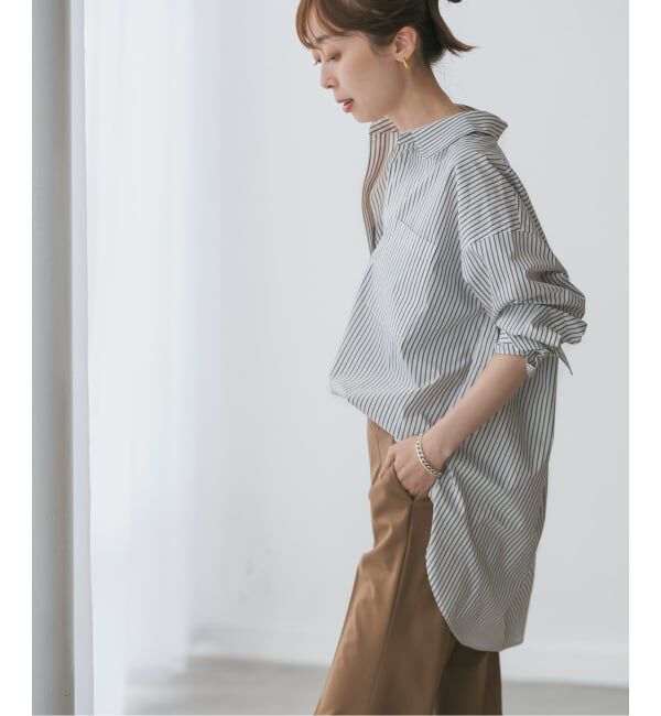 NOBLE「イージーケアコットンスキッパーシャツ」|シャツ・ブラウス|