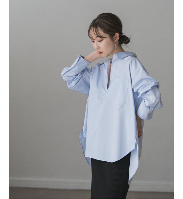 NOBLE「イージーケアコットンスキッパーシャツ」|シャツ・ブラウス|