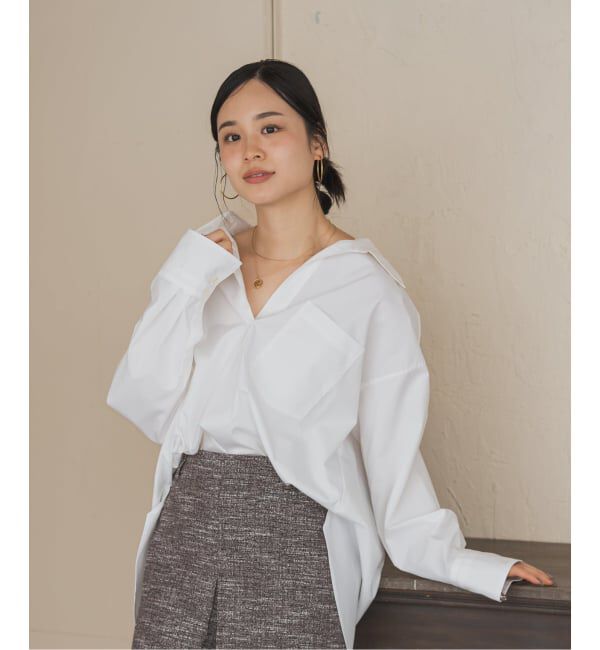 NOBLE「イージーケアコットンスキッパーシャツ」|シャツ・ブラウス|