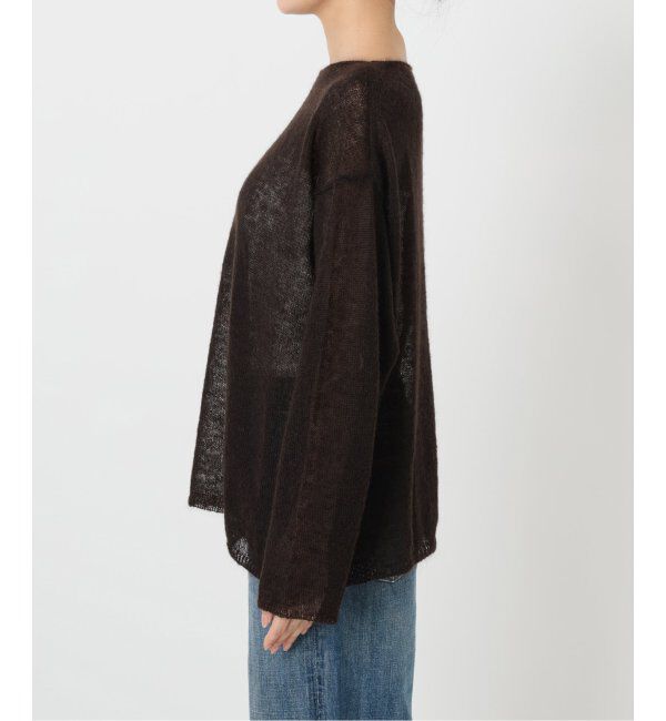 Spick and Span「《追加》ルーズモヘヤミックスボートネックニット」|ニット・セーター|