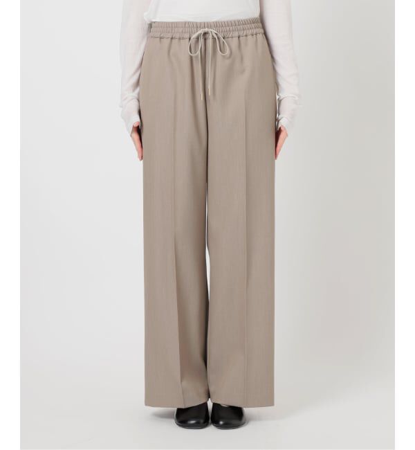 Spick and Span「《手洗い可》P/Wイージースラックスパンツ」|スラックス|