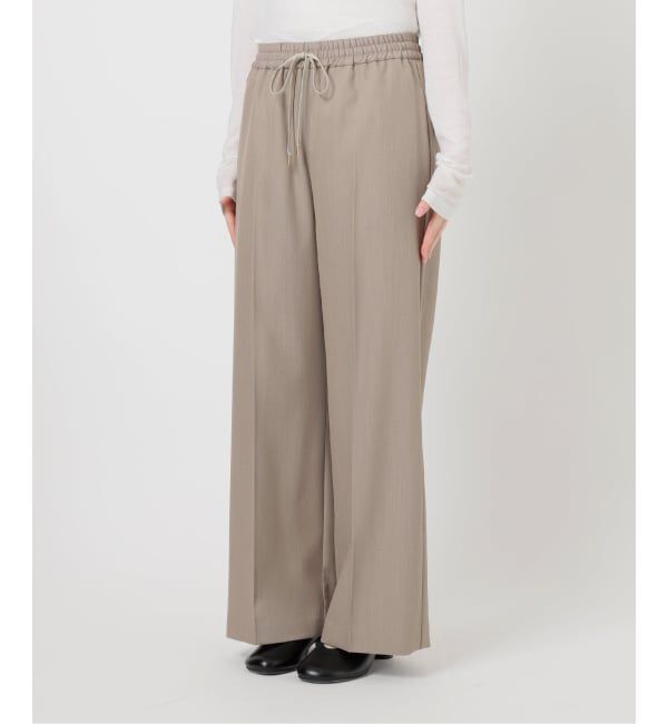 Spick and Span「《手洗い可》P/Wイージースラックスパンツ」|スラックス|